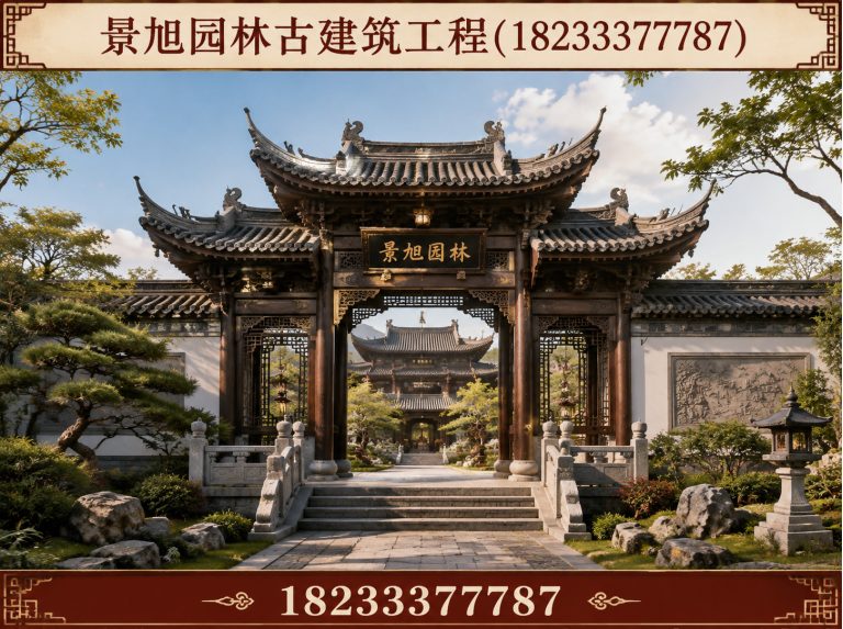 容城县景旭园林古建筑工程展示图